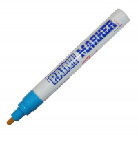 Маркер лаковый Paint Marker несмываемый MunHwa голубой (4мм) в Автопром