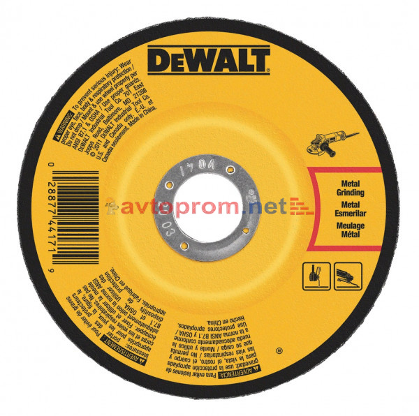 Круг зачистной по металлу 125х6х22 Dewalt DW4543AIA﻿ HP LongLife﻿ 