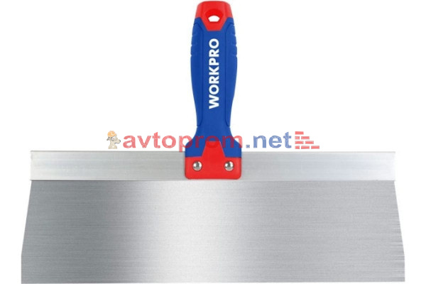Шпатель фасадный из нержавеющей стали WORKPRO 200мм WP321032