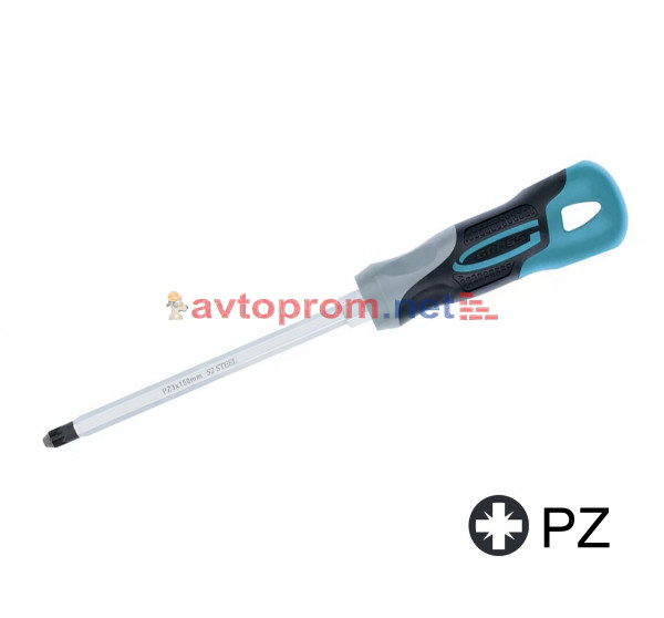Отвертка крестовая PZ 3х150 Gross 12163 в Автопром Отвертка крестовая PZ 3х150 Gross 12163