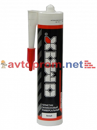 Герметик силиконовый OMAX 280мл белый