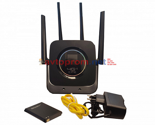 Wi-Fi роутер 4G (цвет черный)