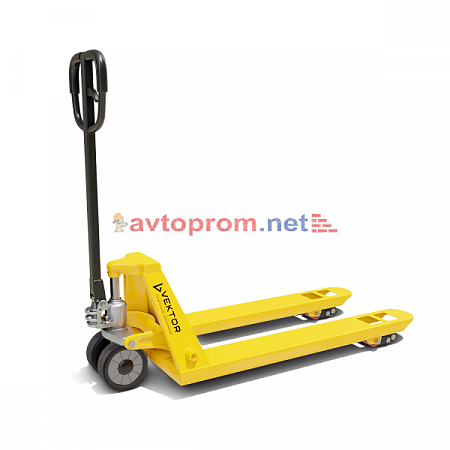 Тележка гидравлическая Vektor 25/115 RU (2500кг) колеса из резины