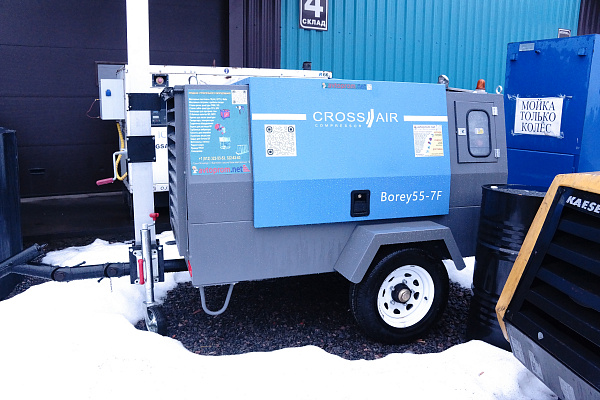 Компрессор винтовой с дизельным приводом Borey55-7FХ