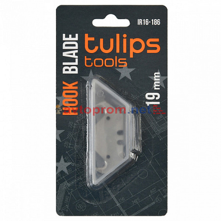 Лезвия для ножей крюк 19мм Tulips IR16-186 (10шт) для напольных покрытий