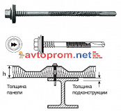 Саморез 5,5х6.3Х115 HARPOON (111000155115) HSP-R-S19