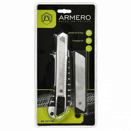 Нож сегментный 18мм Armero AR11-183 в Автопром