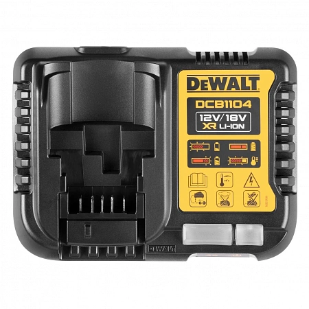Зарядное устройство DeWalt DCB1104 (18В) универсальное в Автопром