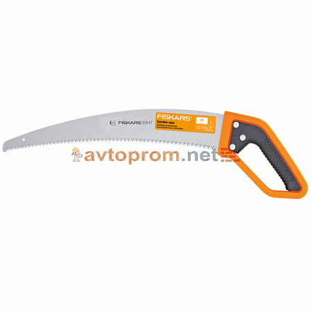 Ножовка по дереву SW47 L-470мм, с D-образной ручкой пила садовая FISKARS (1028375)