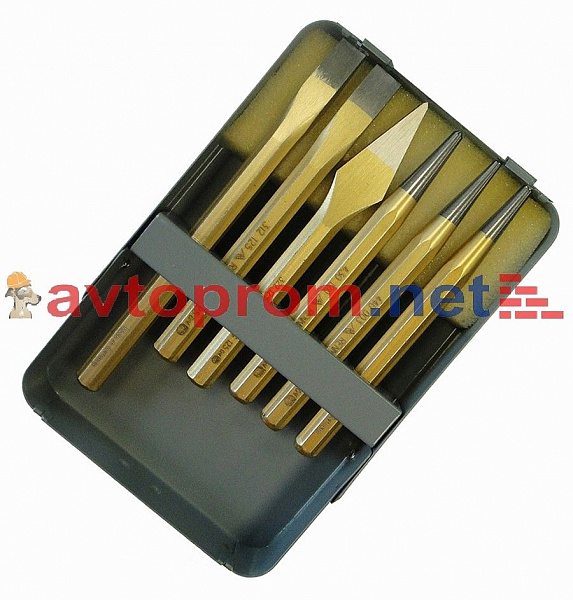 Набор зубил и кернеров "Knipex", 6 предметов