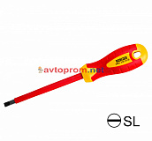 Отвертка шлицевая SL 6,5х125 Berger BG1054 диэлектрическая (1000V)