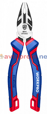 Плоскогубцы комбинированные CRV WORKPRO 180мм WP231025