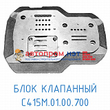 Блок клапанный С415М.01.00.700 на компрессорную головку С415М, С416М (С415М.01.00.800)