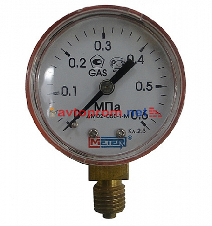 Манометр ДМ 02-050-1-М пропановый (0,6МПа=6кгс/см2) 